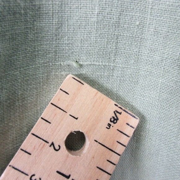 Click by Color Me Cotton Jumper Dress Women L Green 100% Linen Minimalist 270 - Picture 12 of 12